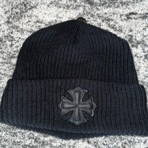 Black Chrome Hearts Beanie